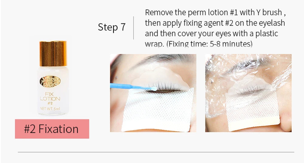 Drop shipping Fast Perm Mini Eyelash Kit Lashes lift Cilia Make Up Perming Lifting Growth Treatments Brushes Pads Beauty Tools