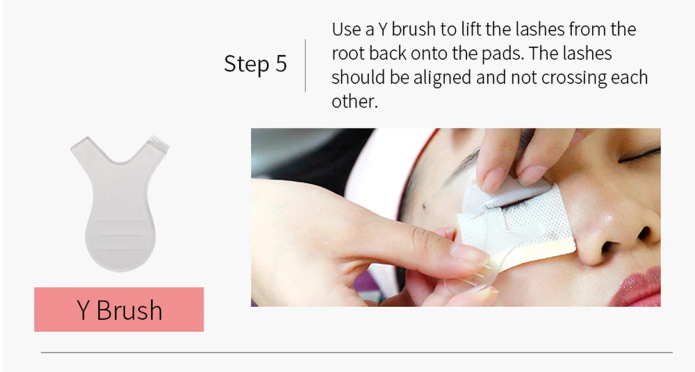 Drop shipping Fast Perm Mini Eyelash Kit Lashes lift Cilia Make Up Perming Lifting Growth Treatments Brushes Pads Beauty Tools