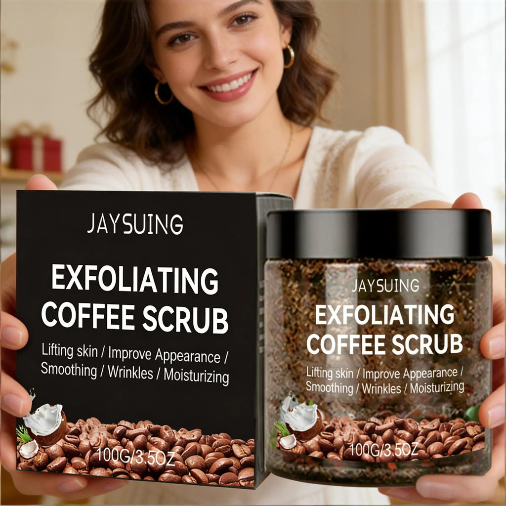 Coffee Exfoliating Scrub Remove Dead Skin Cleaning Smooth Moisturizing Body Brighten Skin Tone Nourish Scrub Suitable Whole Body