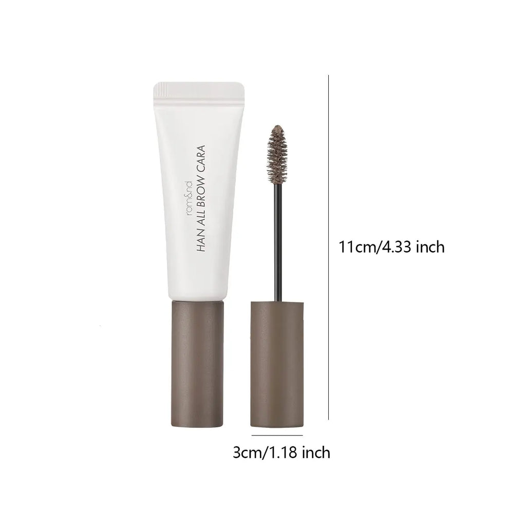 rom&nd HAN ALL BROW CARA,Lightweight Clump-Free,Defined Strand Definition,Long-Lasting Fade-Proof,Korean Cosmetic,Korean Makeup