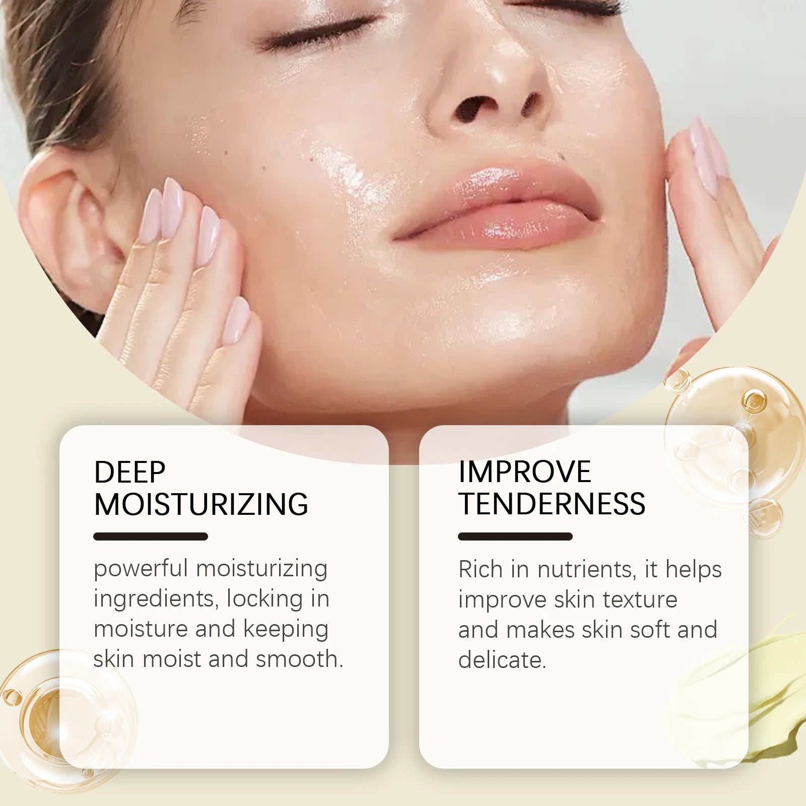 Whipped Beef Tallow and Honey Balm Skin Face Moisturizer Fast Absorption Grass Fed Grass Finished Organic Face Cream Body Lotion