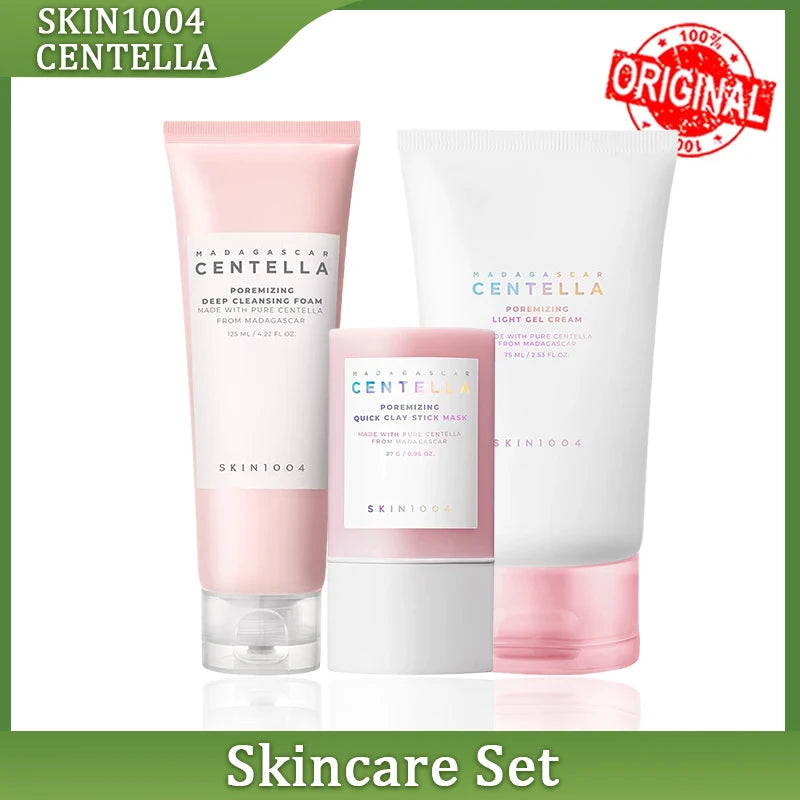 Skin1004 Centella Asiatica Toner Cleanser Facial Serum Cleansing Oil & Moisturizer Skincare Set Original Products