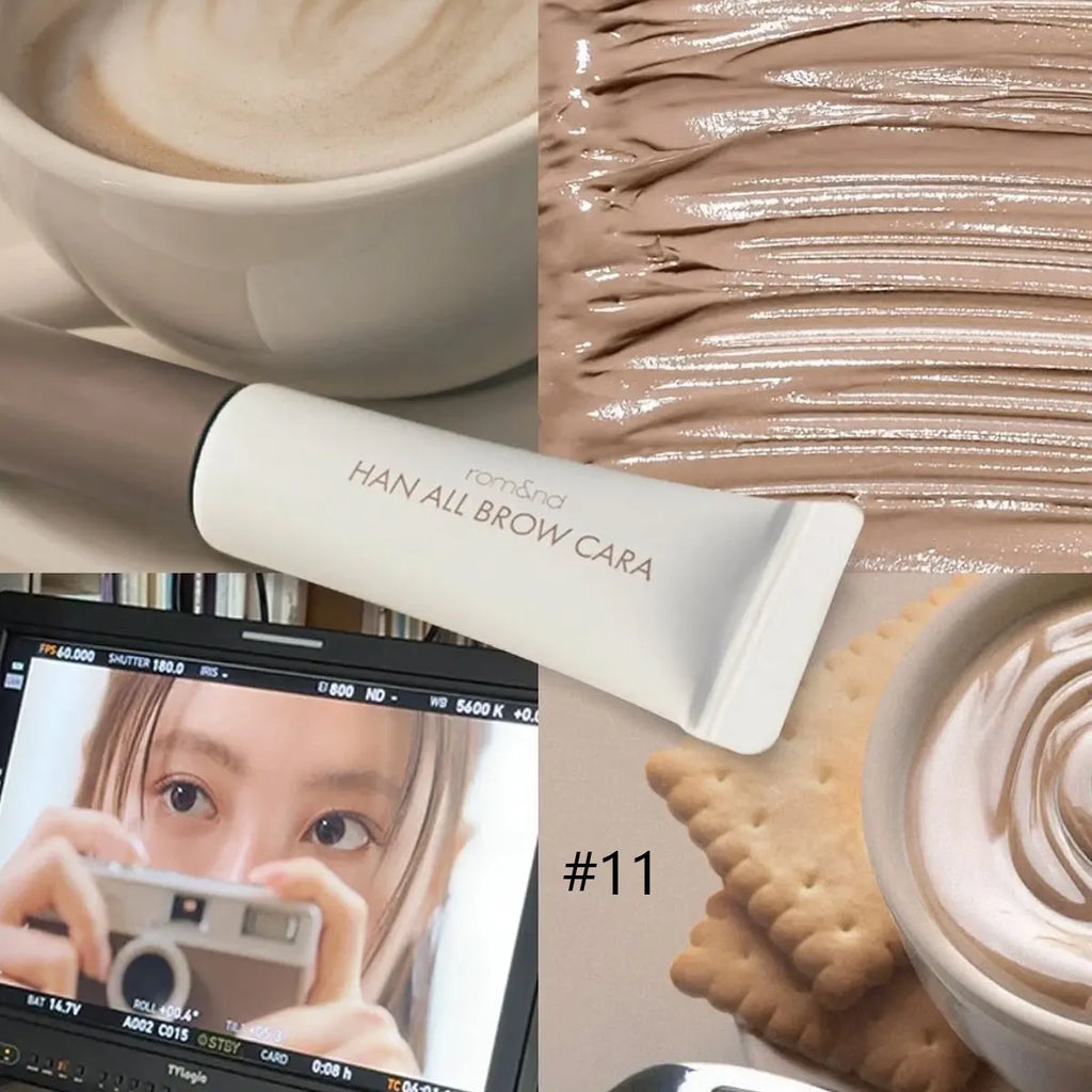 rom&nd HAN ALL BROW CARA,Lightweight Clump-Free,Defined Strand Definition,Long-Lasting Fade-Proof,Korean Cosmetic,Korean Makeup