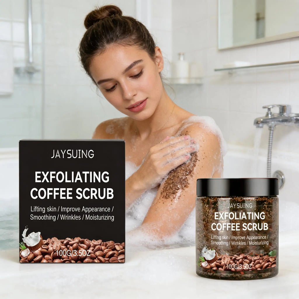 Coffee Exfoliating Scrub Remove Dead Skin Cleaning Smooth Moisturizing Body Brighten Skin Tone Nourish Scrub Suitable Whole Body